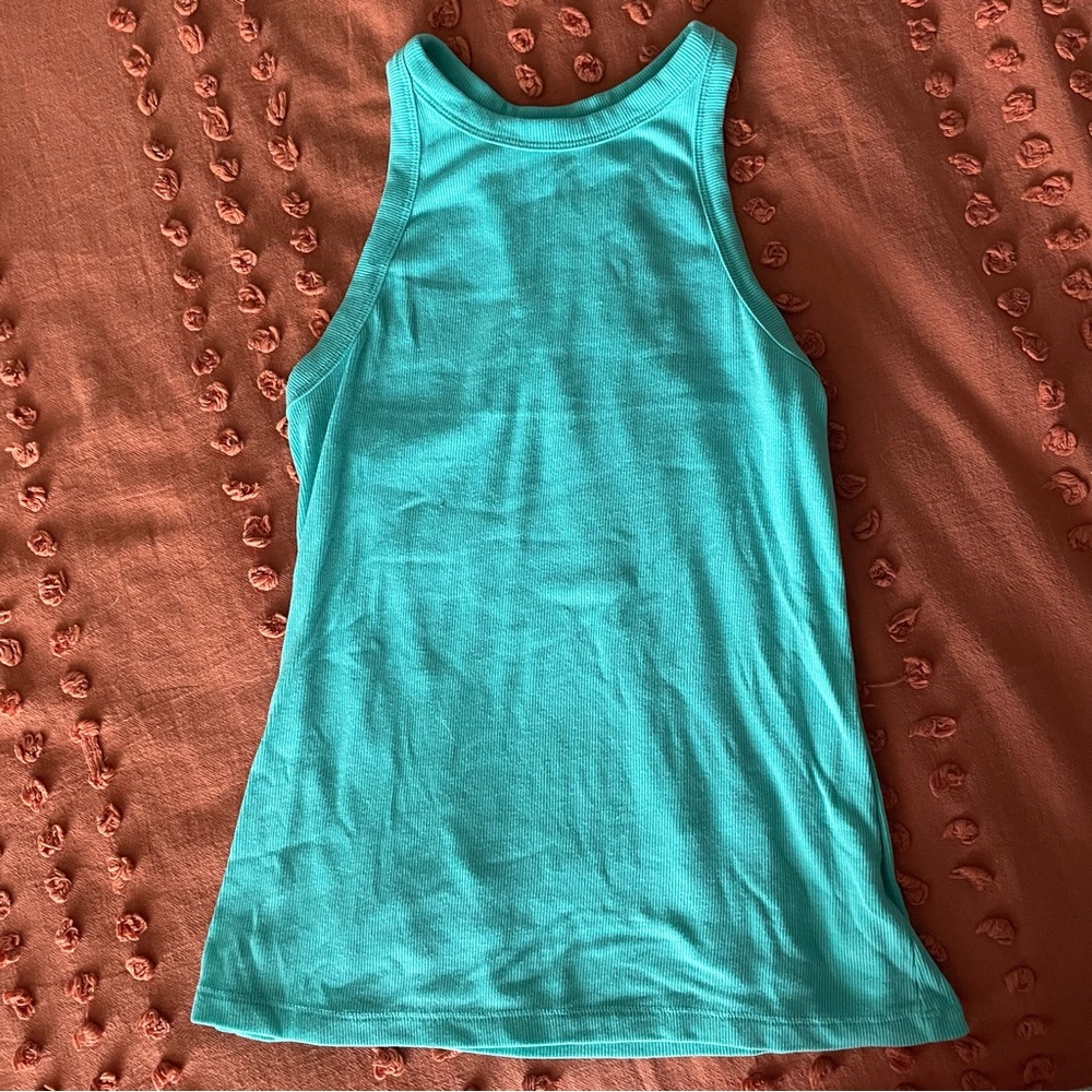 Blue old navy racerback tank top